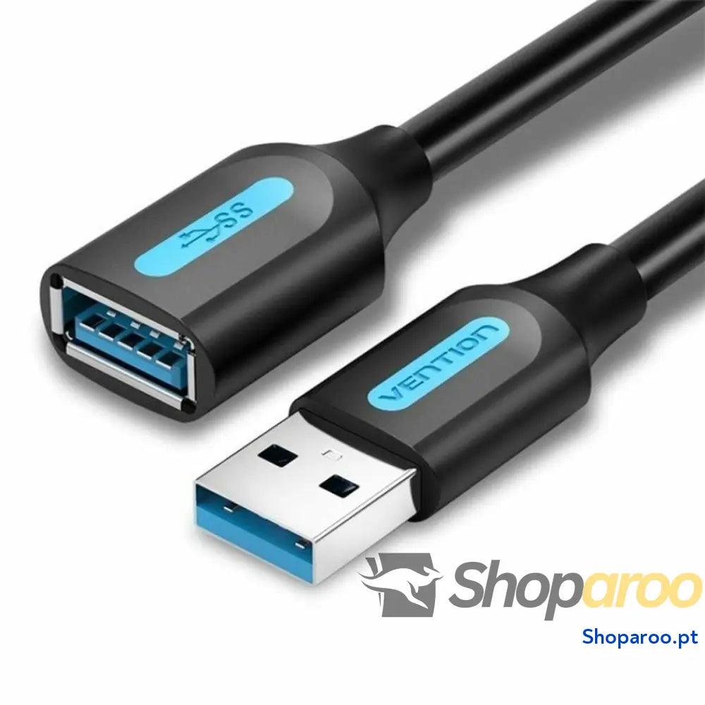 Cabo Alargador USB Vention CBHBI 3 m Preto