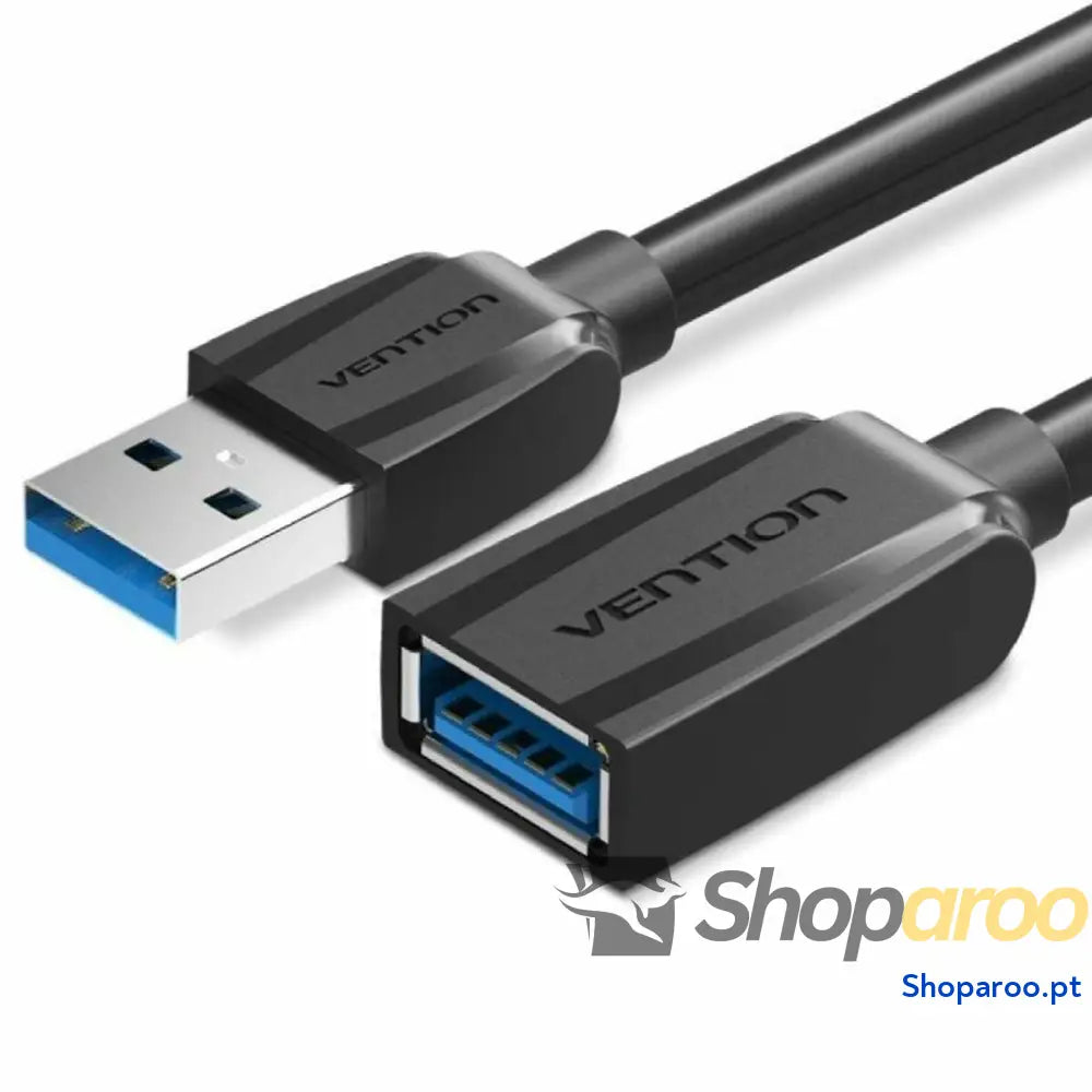 Cabo Alargador USB Vention VAS-A45-B300 Preto 3 m