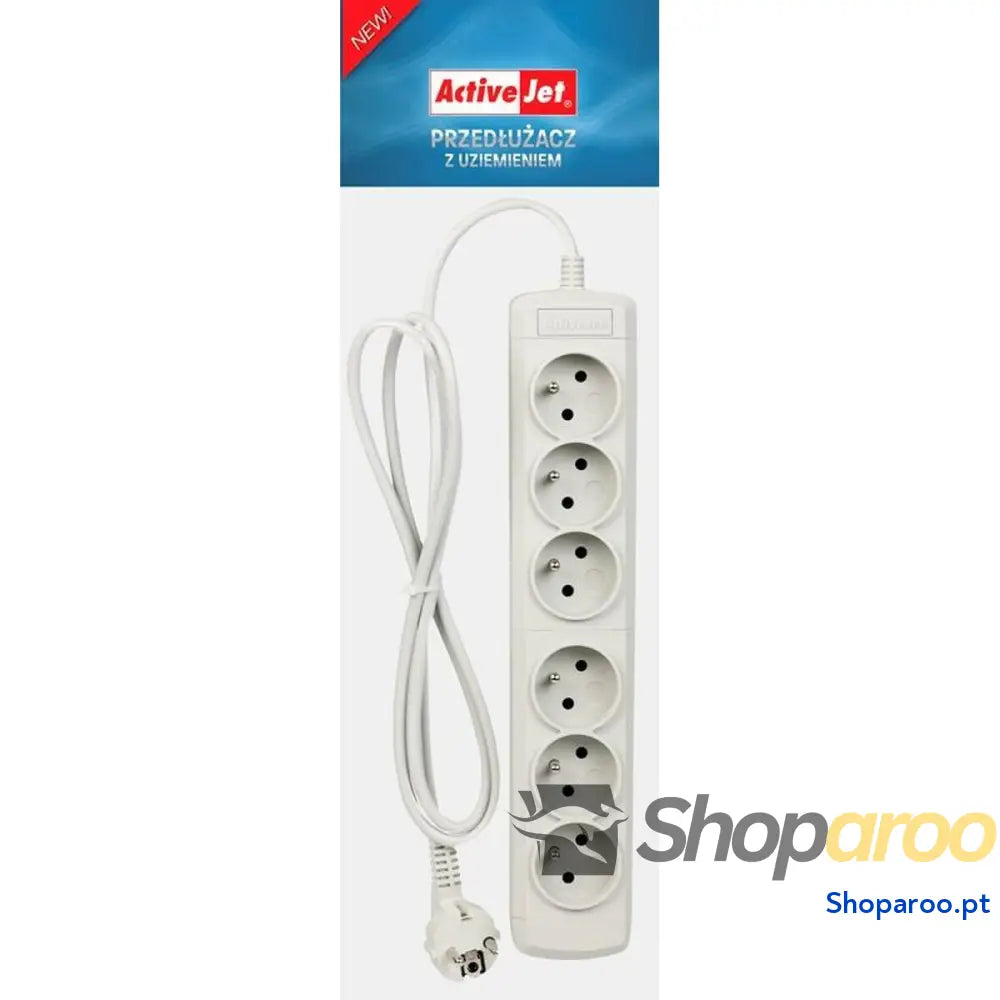 Cabo alongador Activejet 6GNU Cinzento 3 m