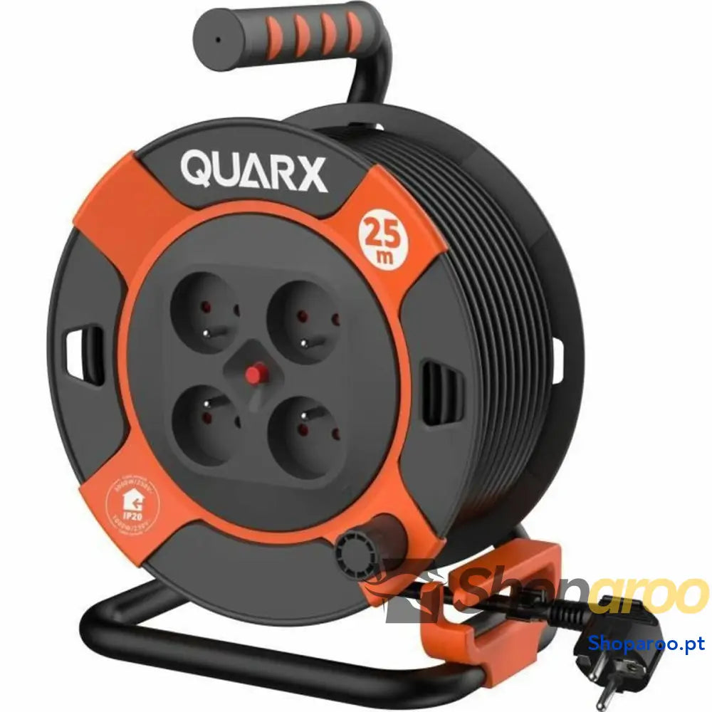 Cabo alongador QUARX H05VV F Preto 25 m