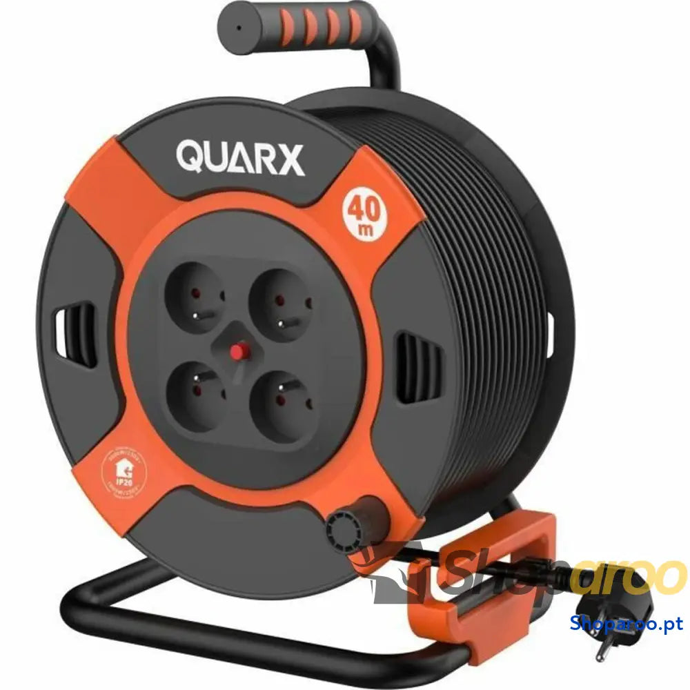 Cabo alongador QUARX H07RN F Preto 40 m