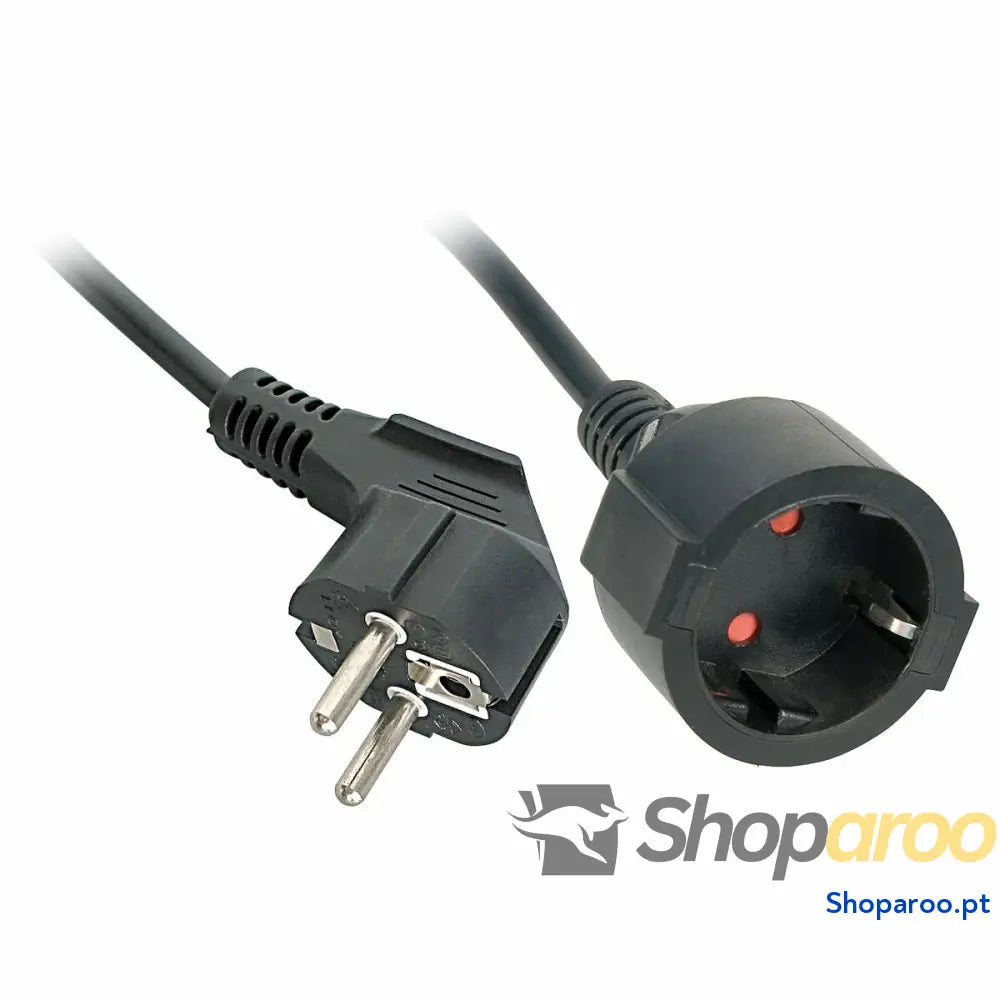 Cabo alongador Schuko LINDY 30245 Preto