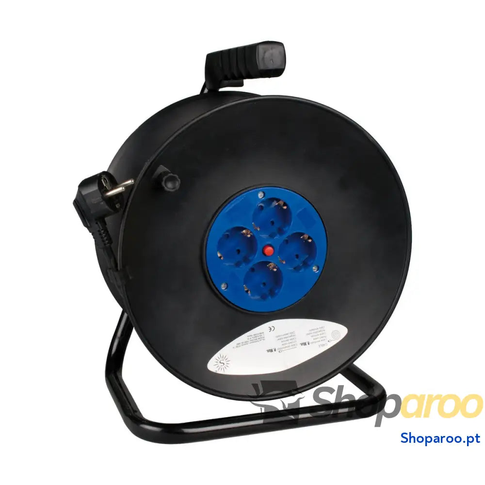 Cabo alongador Solera Preto/Azul 25 m 36,6 x 16 30,5 cm