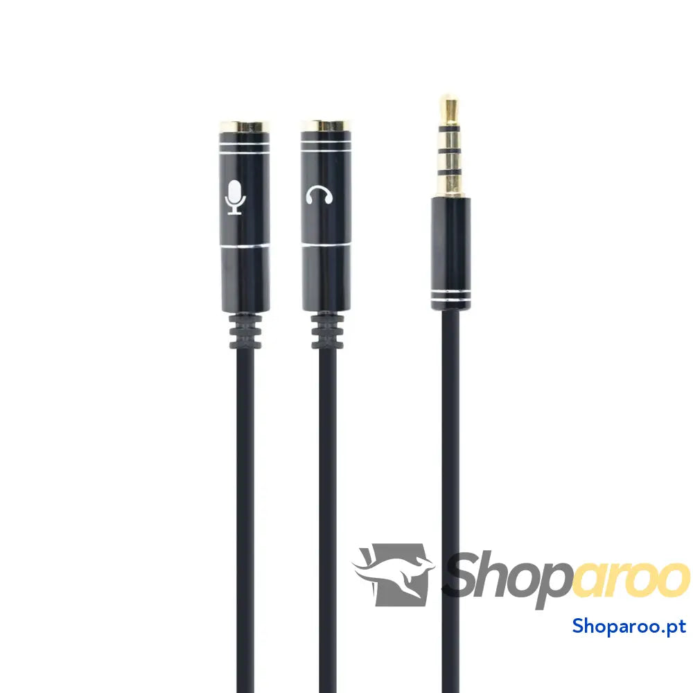 Cabo Áudio Jack (3,5 mm) Divisor GEMBIRD CCA-417M 20 cm