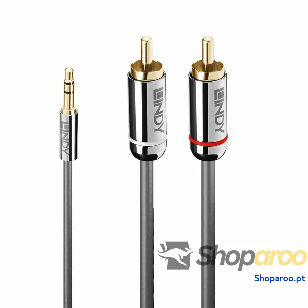 Cabo Áudio Jack (3,5 mm) para 2 RCA LINDY 35333