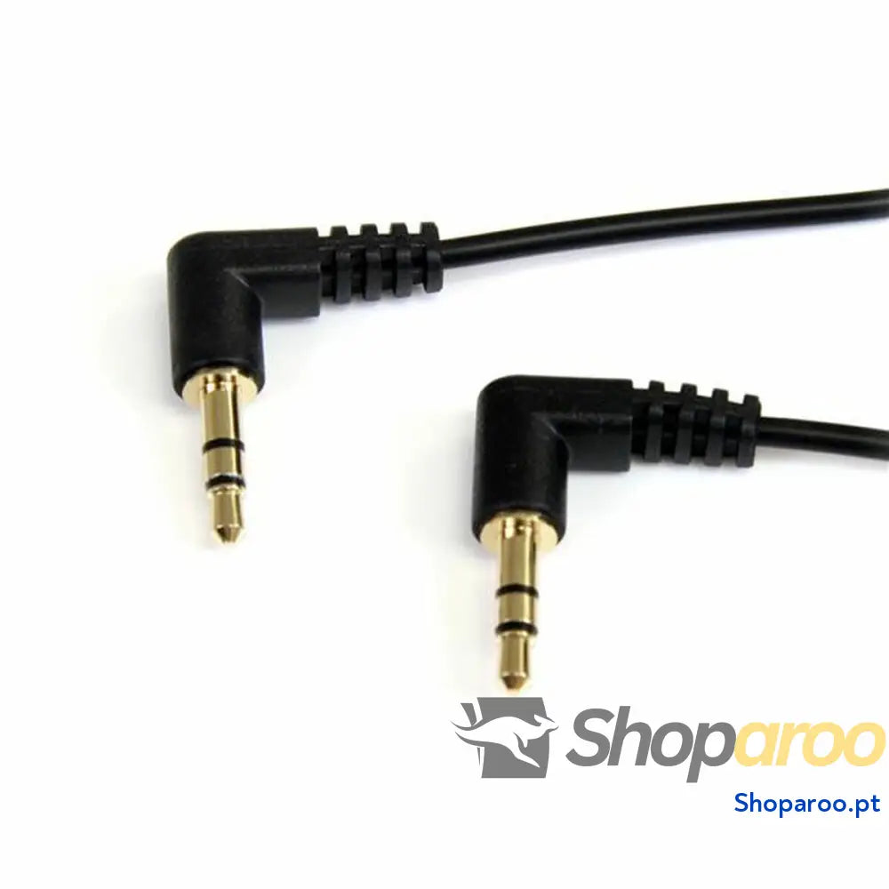 Cabo Áudio Jack (3,5 mm) Startech MU3MMS2RA            0,9 m Preto