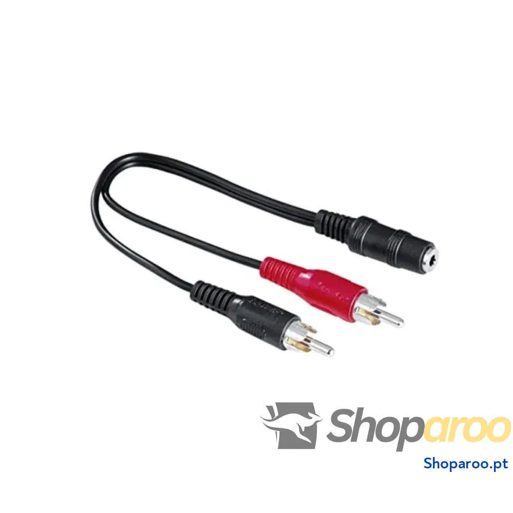Cabo áudio jack para 2 RCA Hama 00116011