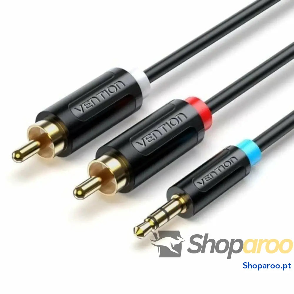 Cabo Áudio Jack RCA Vention BCLBK 8 m