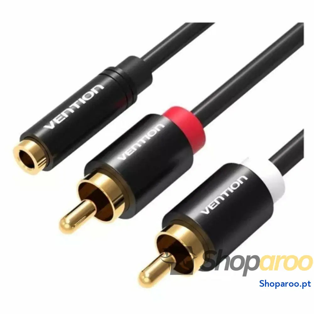 Cabo Áudio Jack RCA Vention VAB-R01-B100 1 m