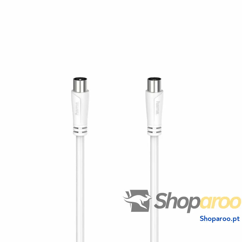 Cabo Coaxial Antena TV Hama 00205047 Branco 5 m