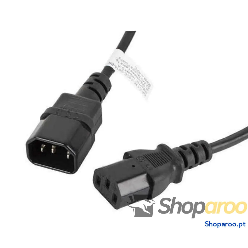 Cabo de Alimentação Lanberg CPU IEC320 Preto