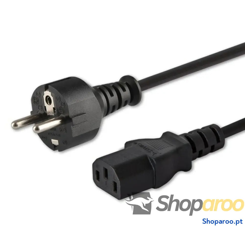 Cabo de Alimentação Savio CL-138 Schuko IEC C13 Preto 1,8 m