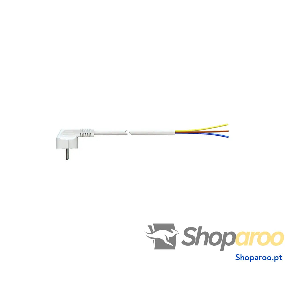 Cabo de Alimentação Solera 7000/1 Schuko 4,8 mm 1 m Branco 250 V 16 A 3 x 1,5 mm