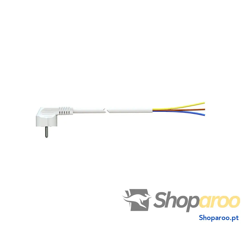 Cabo de Alimentação Solera 7000/2 Schuko 4,8 mm 250 V 16 A Branco 3 x 1,5 mm 2 m