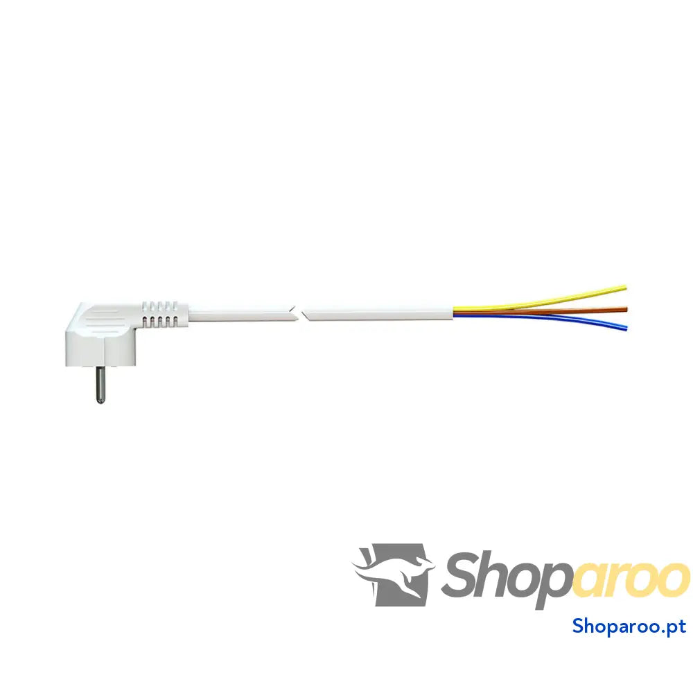 Cabo de Alimentação Solera 7000/3 Schuko 4,8 mm 250 V Branco 16 A 3 x 1,5 mm 3 m