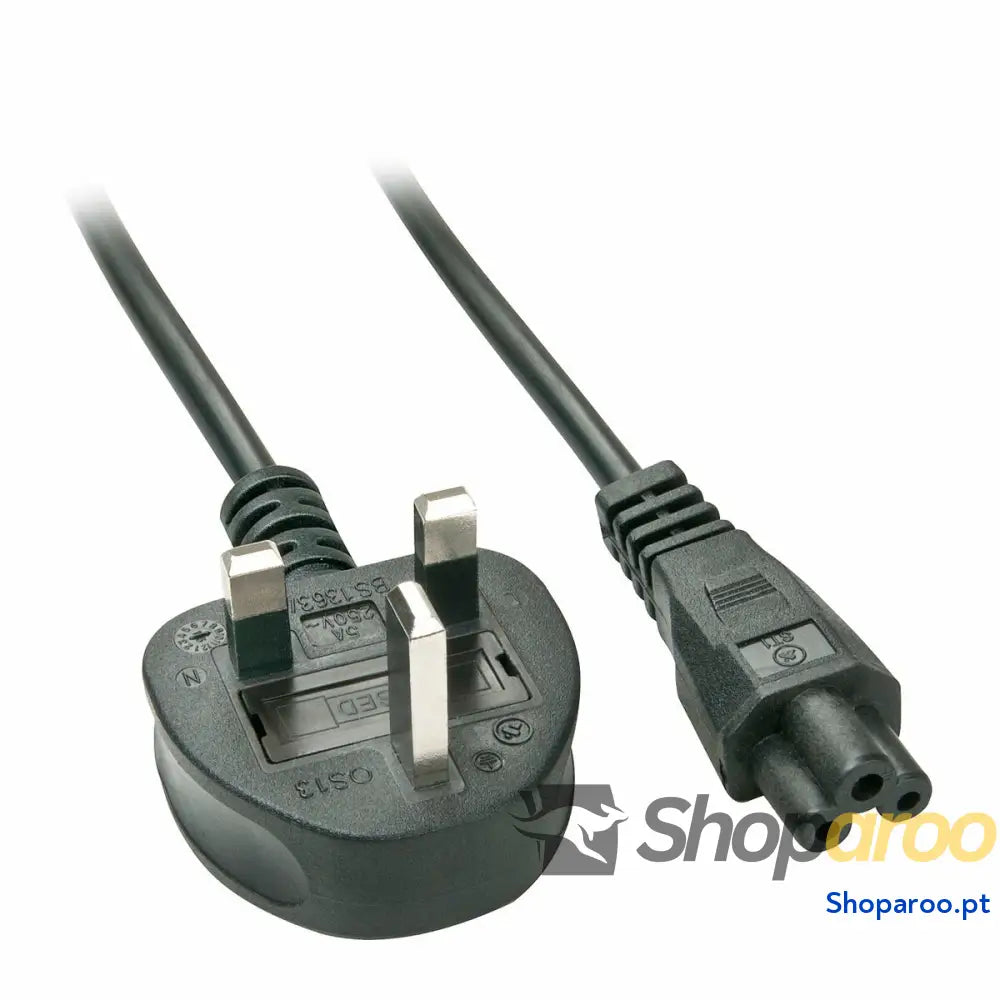 Cabo de Alimentação UK/IEC C5 LINDY 30409 2 m