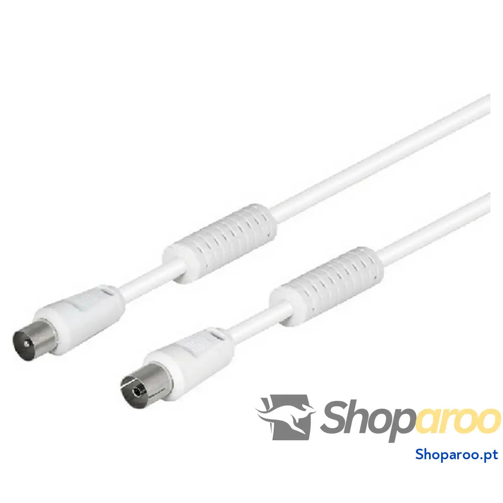 Cabo de Antena TM Electron Branco 2,5 m