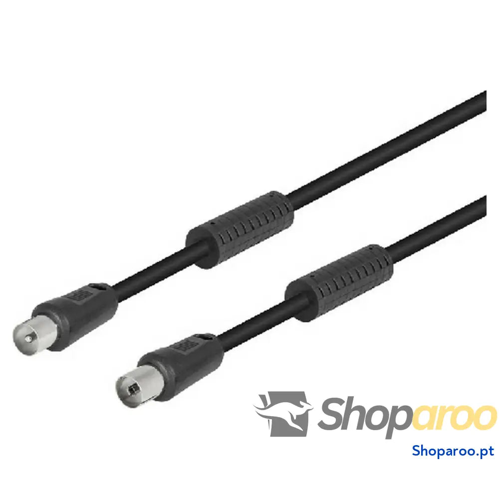 Cabo de Antena TM Electron Preto 2,5 m