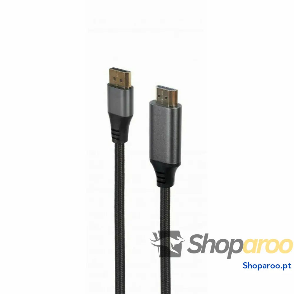Cabo DisplayPort a HDMI GEMBIRD CC-DP-HDMI-4K-6 Preto 1,8 m 4K Ultra HD