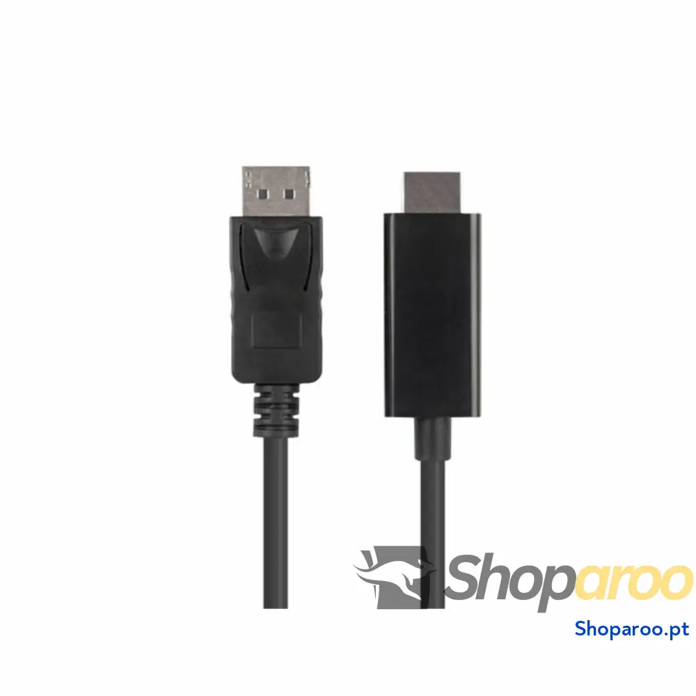 Cabo DisplayPort a HDMI Lanberg CA-DPHD-11CC-0010-BK Preto 1 m