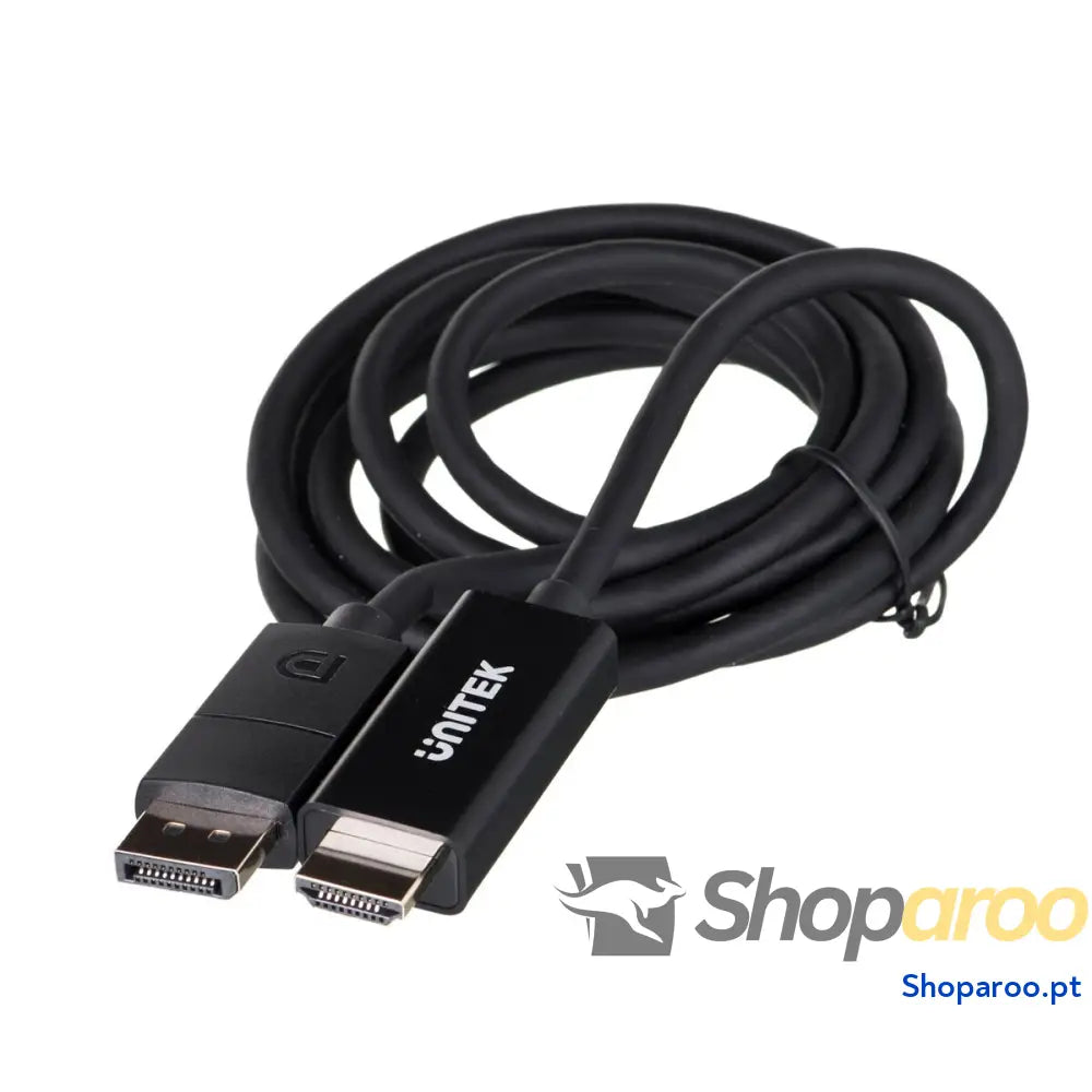 Cabo DisplayPort a HDMI Unitek V1608A Preto 1,8 m