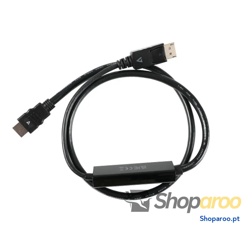 Cabo DisplayPort a HDMI V7 V7DP14HDMI21-1M-BLK