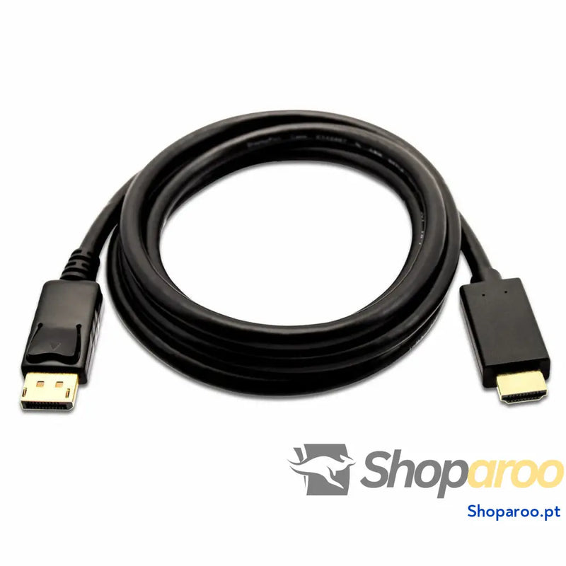 Cabo DisplayPort a HDMI V7 V7DP2HD-03M-BLK-1E Preto 3 m