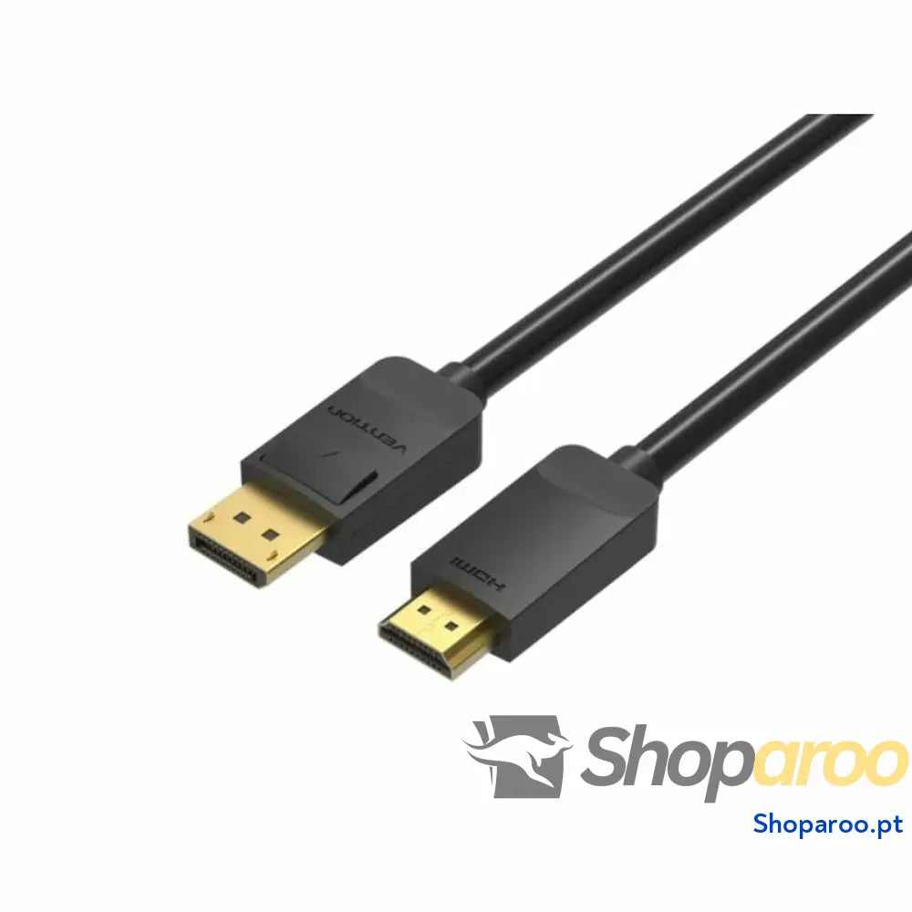 Cabo DisplayPort a HDMI Vention HADBH 2 m Preto