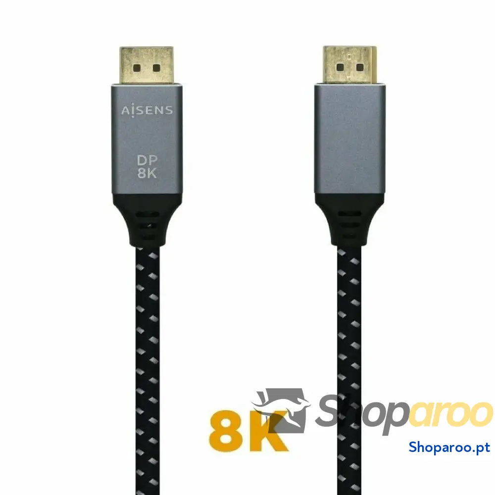 Cabo DisplayPort Aisens A149-0438 Preto Preto/Cinzento 3 m