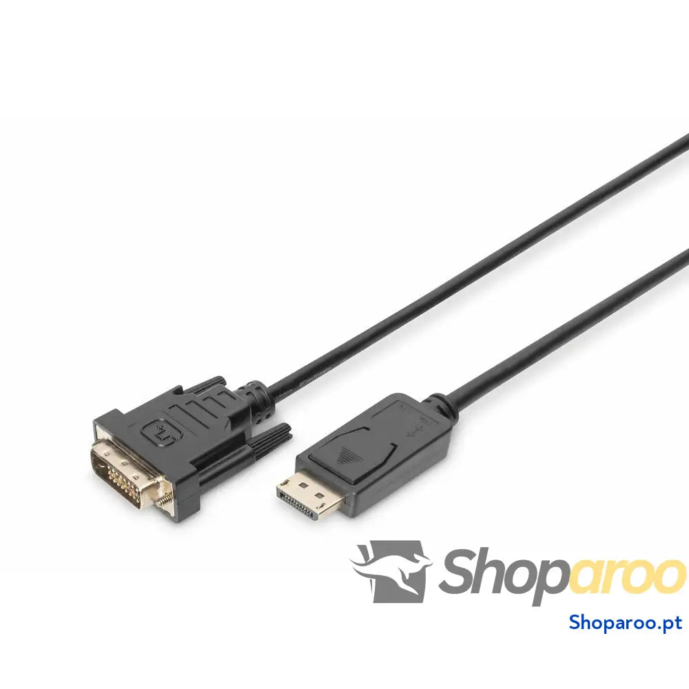 Cabo DisplayPort Digitus AK-340306-020-S Preto 2 m