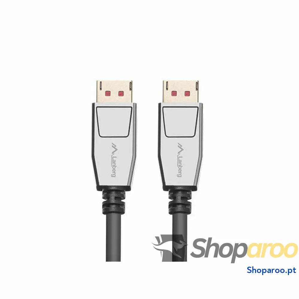 Cabo DisplayPort Lanberg CA-DPDP-20CU-0018-BK Preto/Cinzento 1,8 m