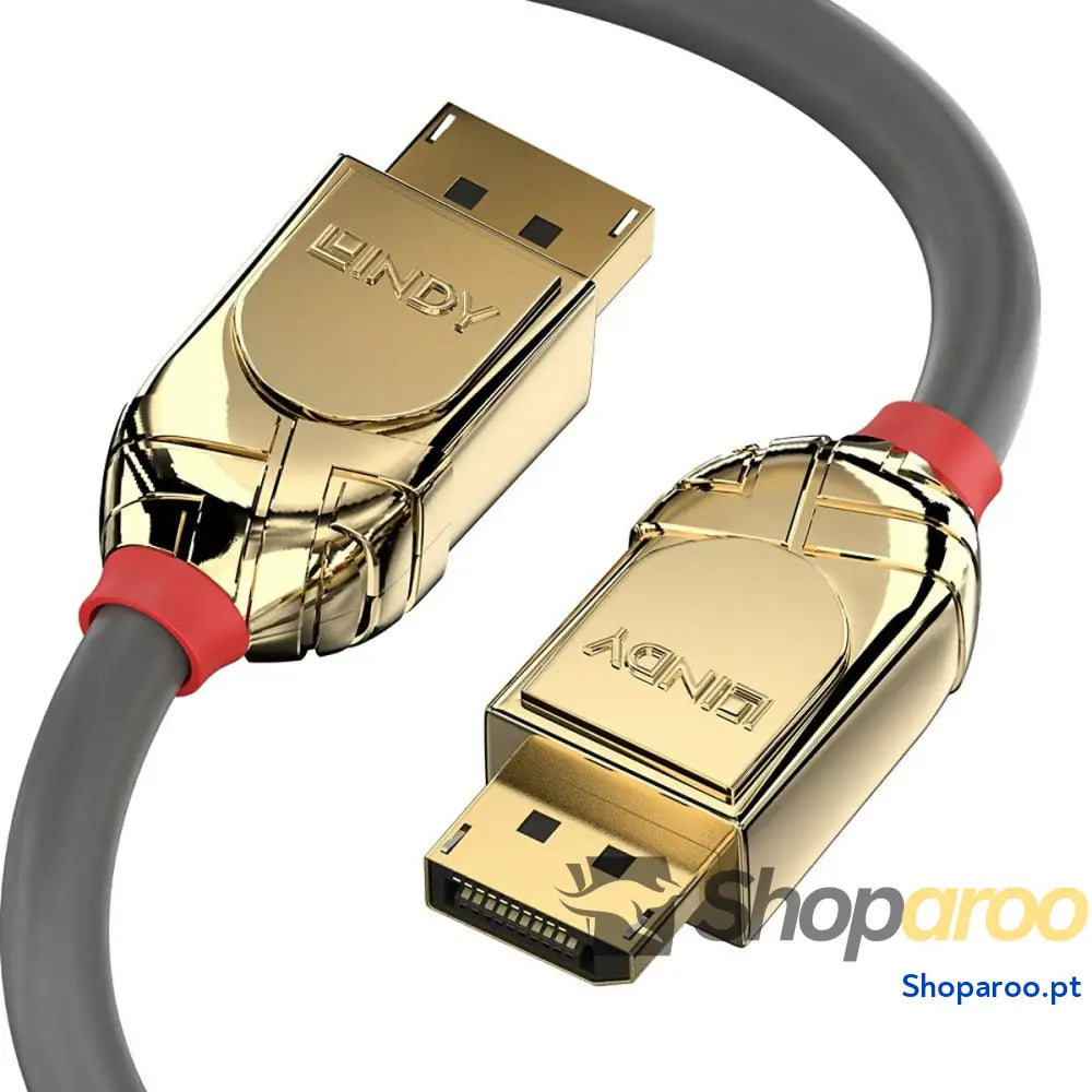 Cabo DisplayPort LINDY 36294 Dourado 5 m
