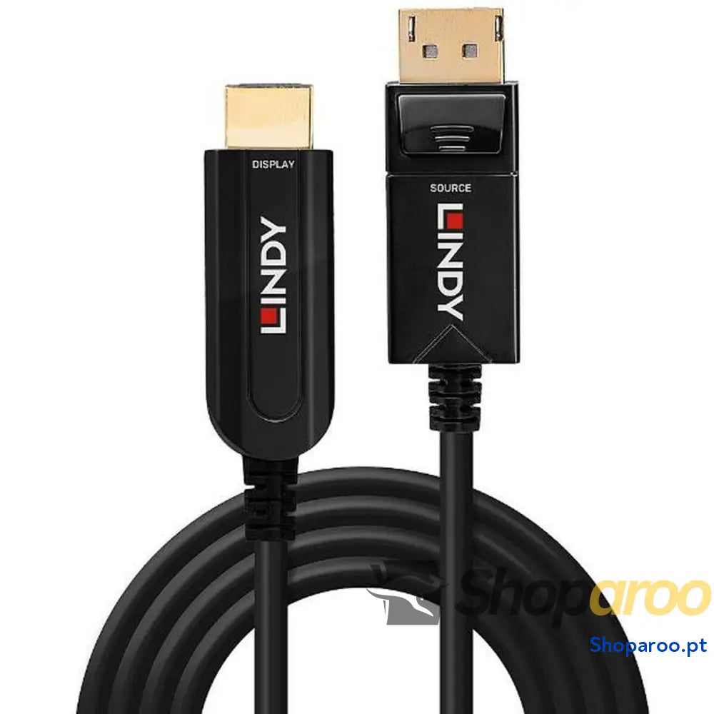 Cabo DisplayPort LINDY 38491 20 m Preto