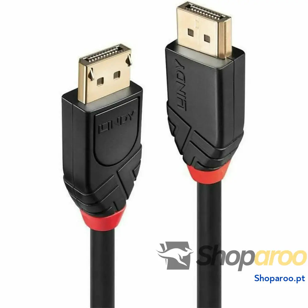 Cabo DisplayPort LINDY 41079 15 m Preto