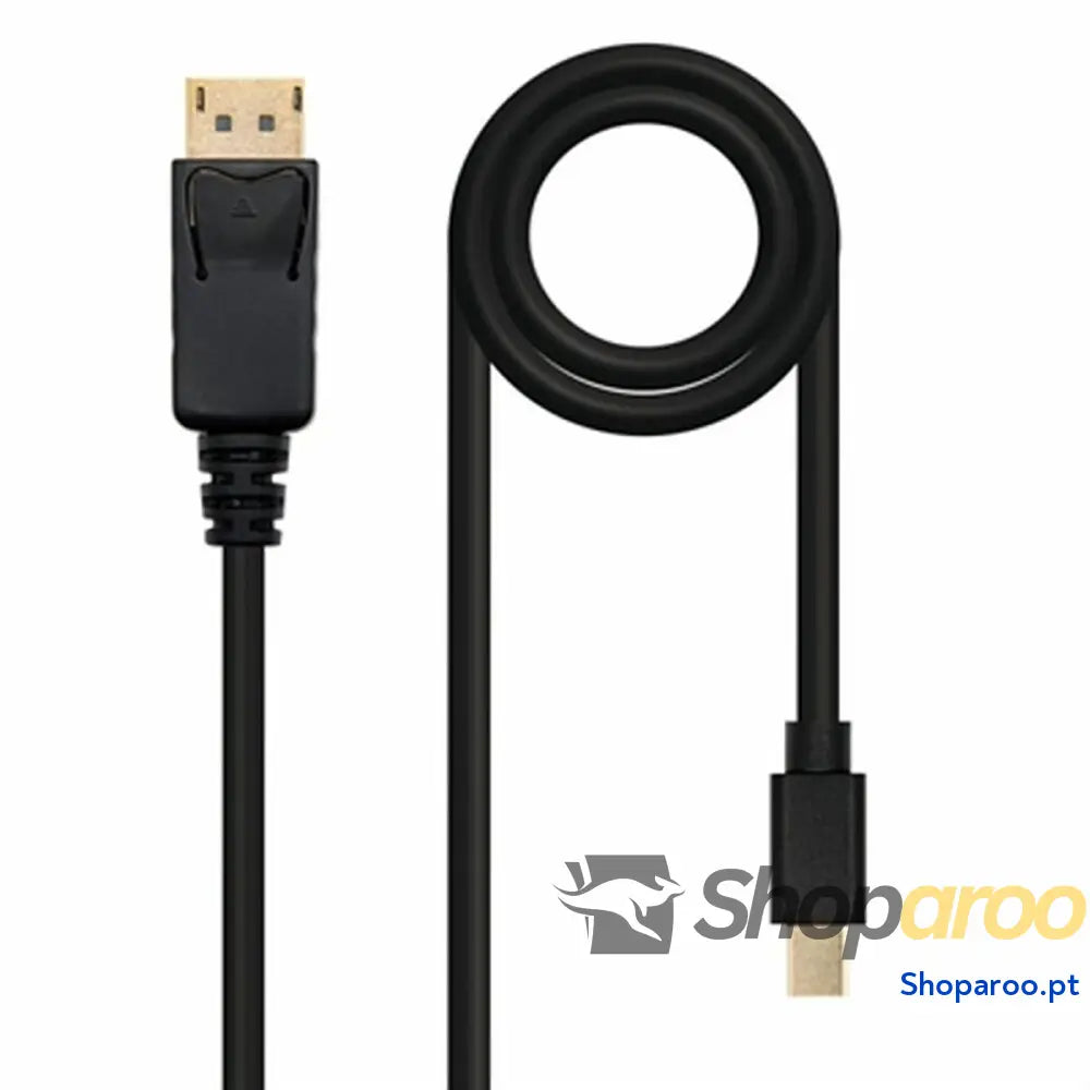 Cabo DisplayPort Mini a Display Port NANOCABLE 10.15.2402 2 m 2 m Preto