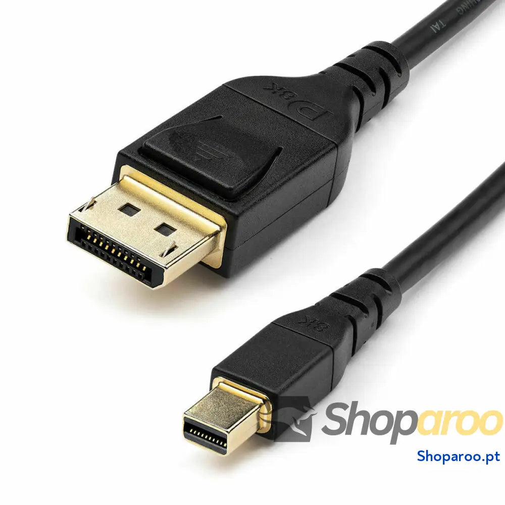 Cabo DisplayPort Mini a Display Port Startech DP14MDPMM2MB Preto 2 m