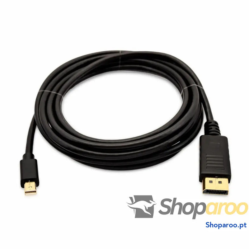 Cabo DisplayPort Mini a Display Port V7 V7MDP2DP-03M-BLK-1E Preto 3 m