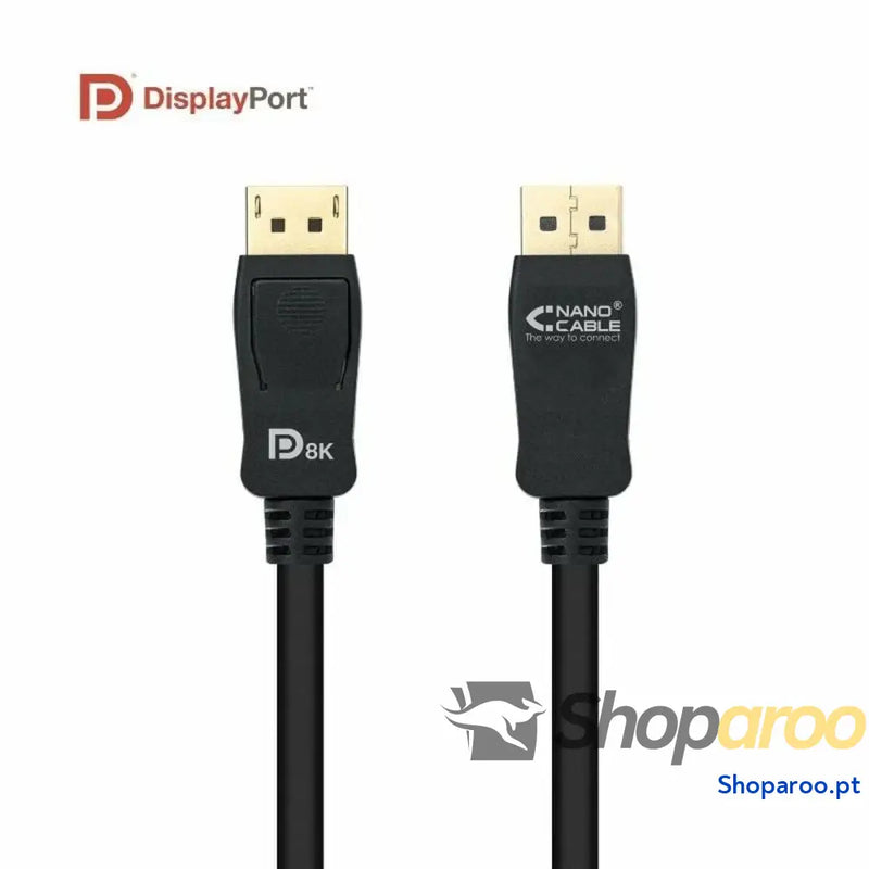 Cabo DisplayPort NANOCABLE 10.15.2501 Preto 1 m