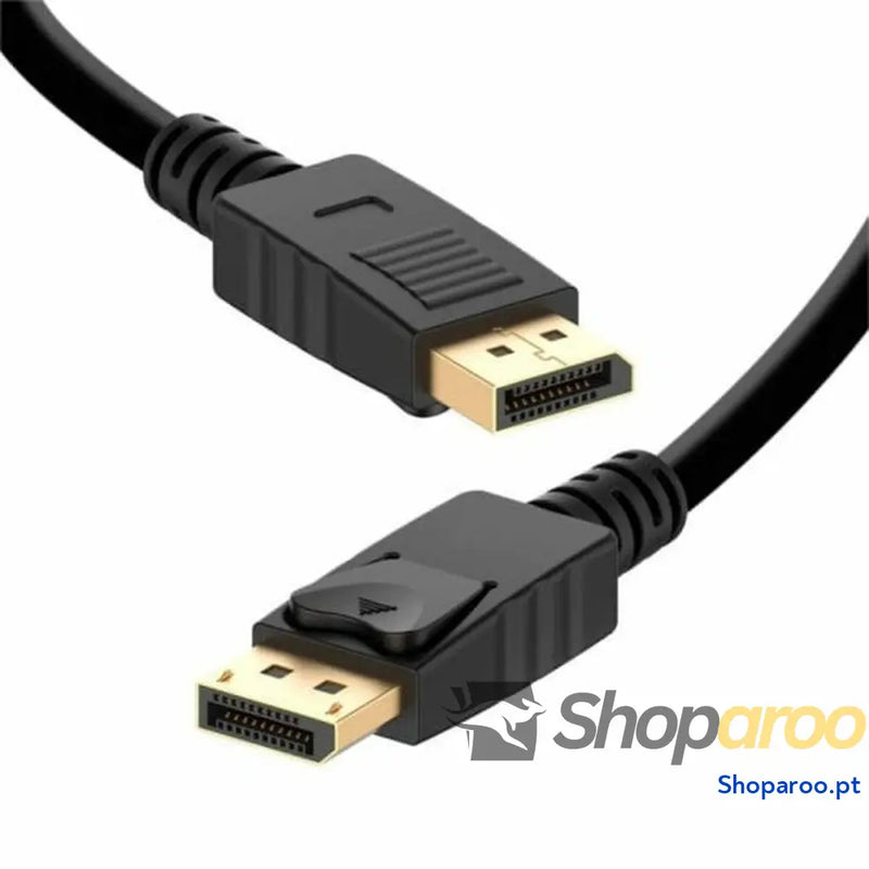 Cabo DisplayPort PcCom PCCES-CAB-DP14-3M Preto 4K Ultra HD 3 m