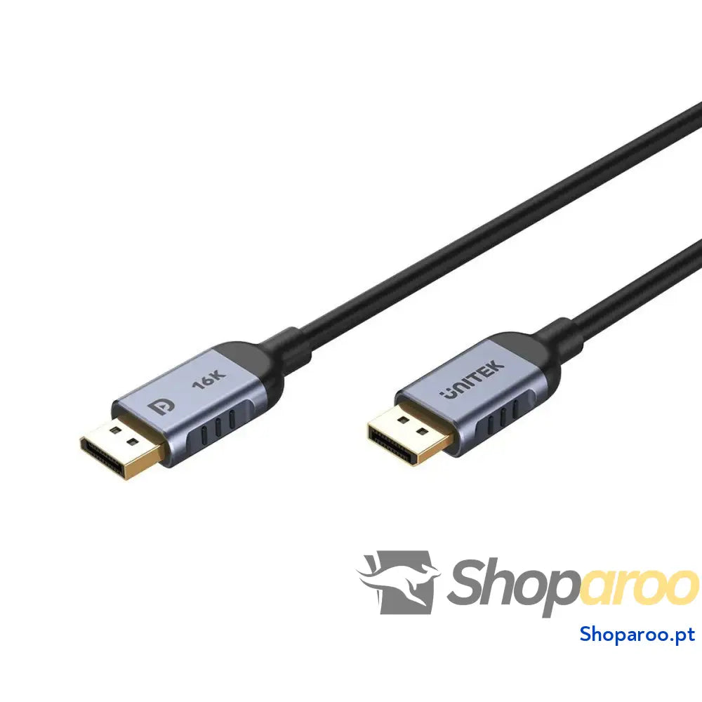 Cabo DisplayPort Unitek C1626GY01-2M Preto 2 m