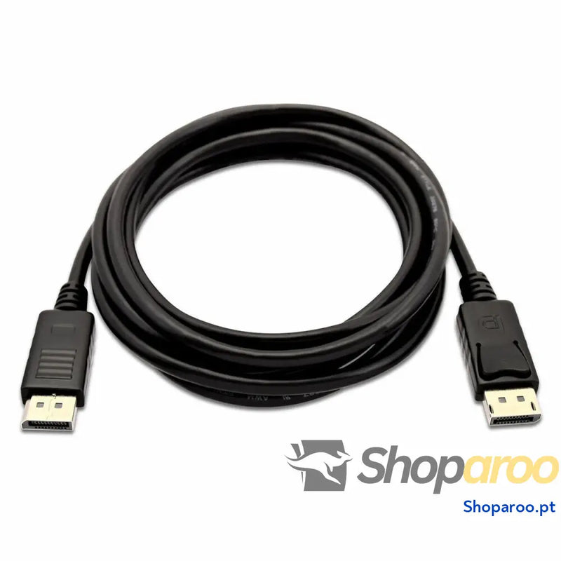 Cabo DisplayPort V7 V7DP2DP-03M-BLK-1E Preto 3 m