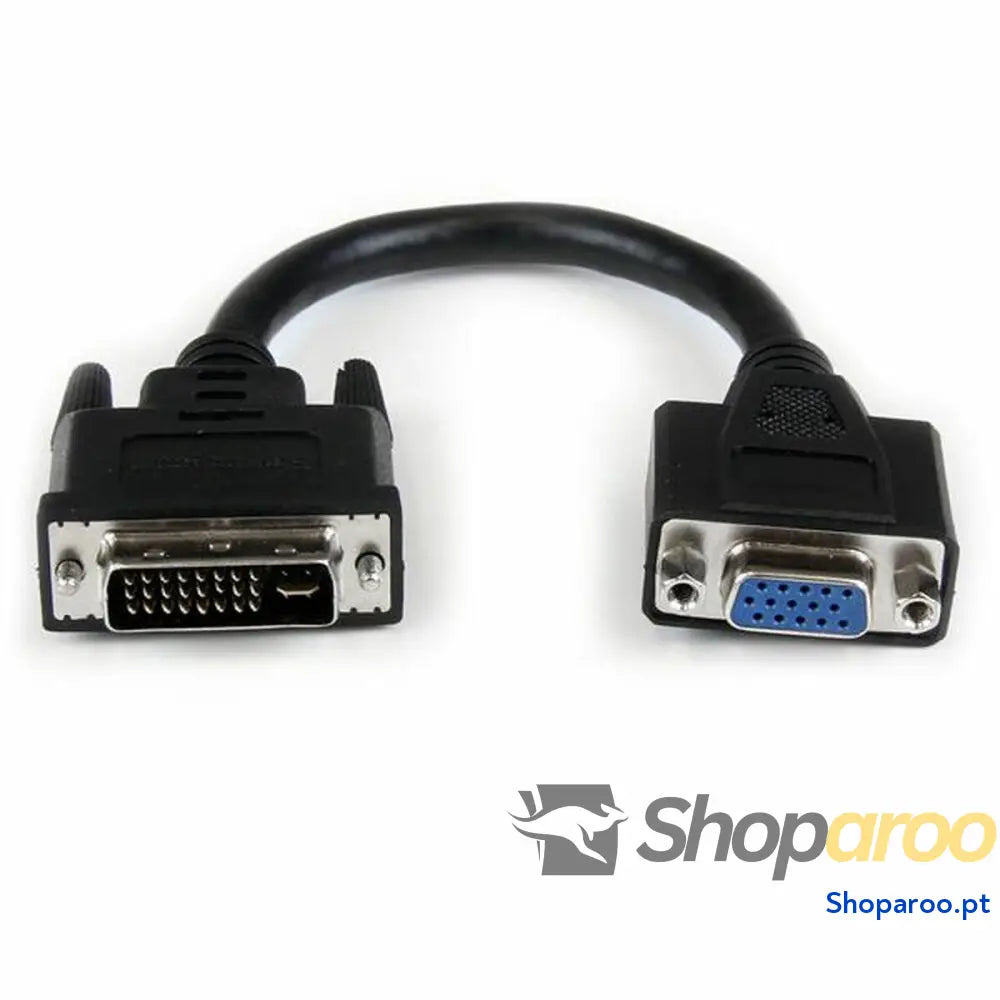 Cabo DVI-I para VGA Startech DVIVGAMF8IN          Preto 0,2 m