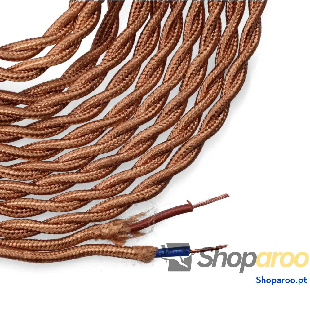 Cabo EDM 11873 C12 Dourado 2 x 0,75 mm 5 m