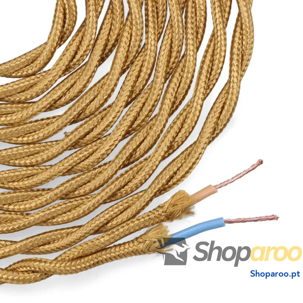 Cabo EDM 11880 C45 Dourado 2 x 0,75 mm 5 m