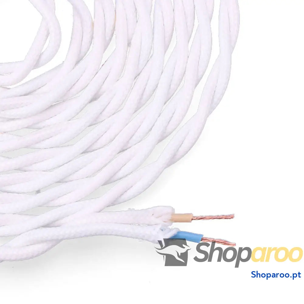 Cabo EDM 11884 Branco 2 x 0,75 mm 5 m