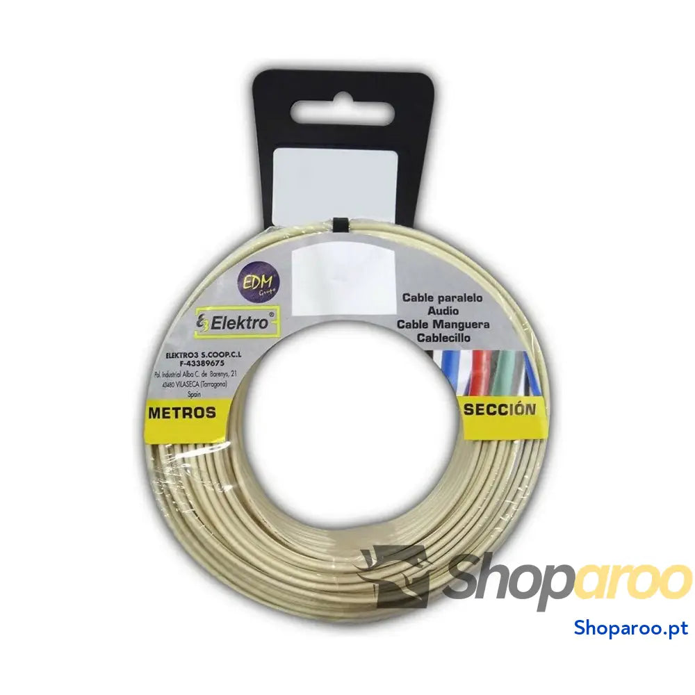 Cabo EDM 28080 Branco Marfim 10 m