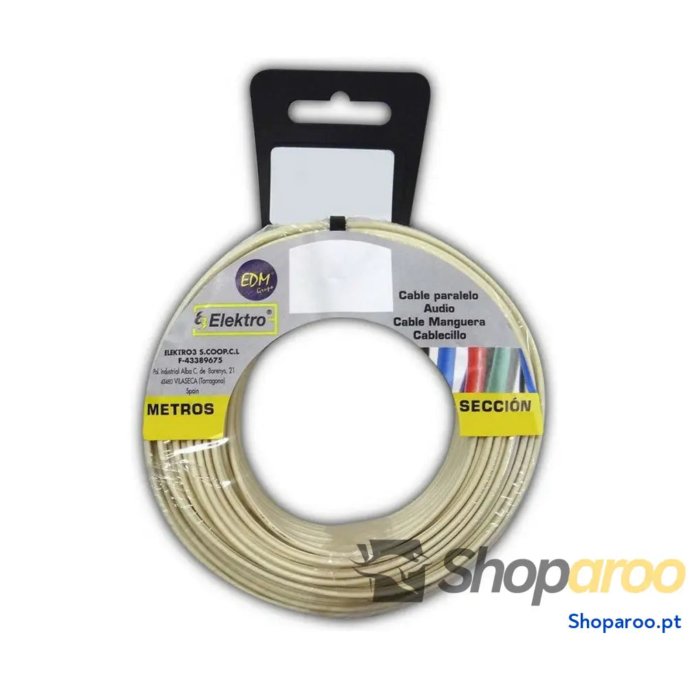 Cabo EDM 28081 Branco Marfim 25 m