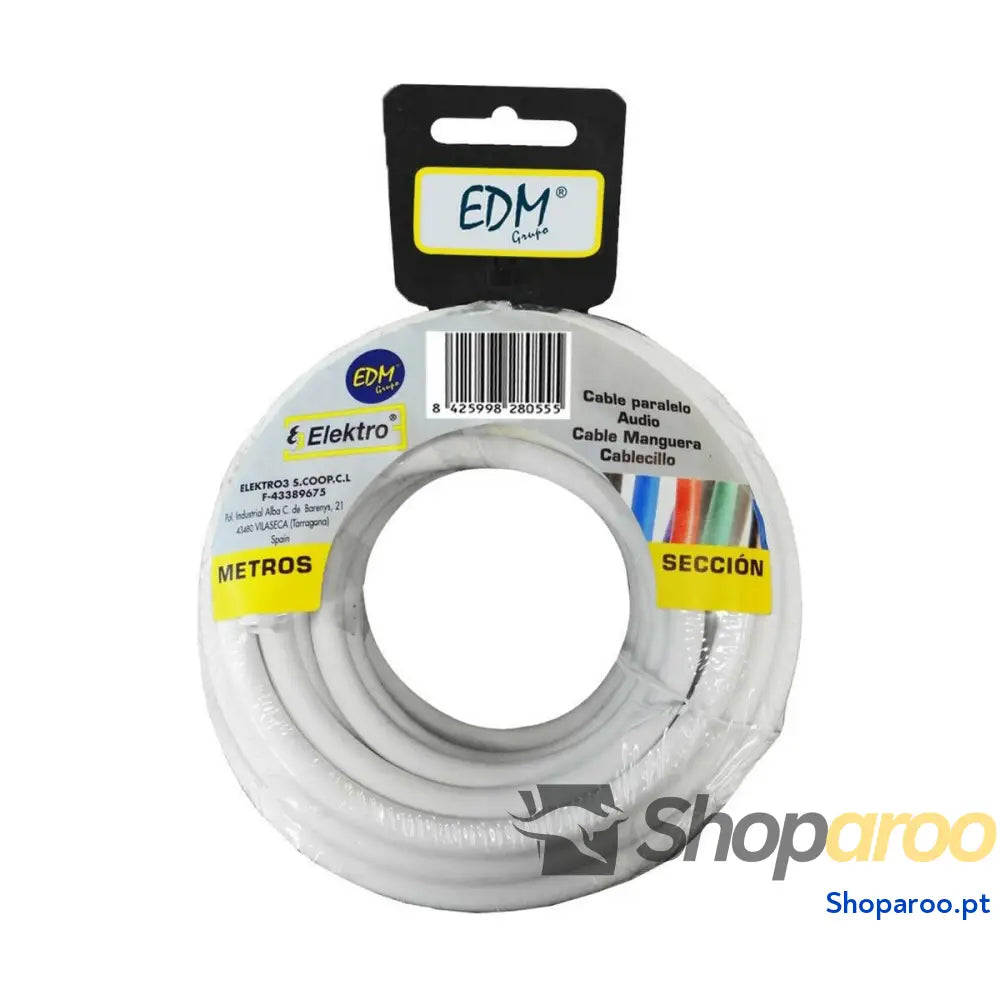 Cabo EDM 28144 Branco 3 x 1,5 mm 20 m