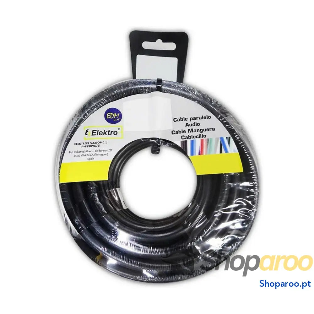Cabo EDM 28312 Preto 2 x 1,5 mm 15 m