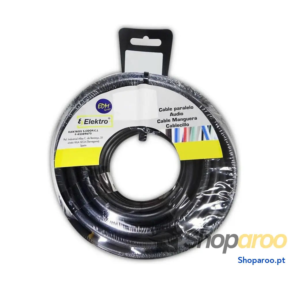 Cabo EDM 28332 Preto 3 x 1 mm 15 m